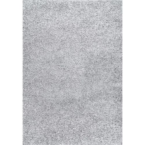  NuLOOM nuLOOM Contemporary Marleen Solid Shag Area Rug, Grey, 5 3 x 7 6