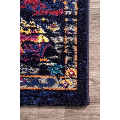  NuLOOM nuLOOM ECCR13A Ornate Barron Area Rug, 5 x 8, Multi