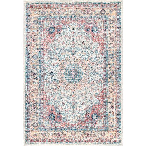  NuLOOM nuLOOM Vintage Persian Verona Area Rug, 4 x 6, Pink