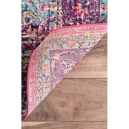  NuLOOM nuLOOM Vintage Persian Verona Area Rug, 4 x 6, Pink