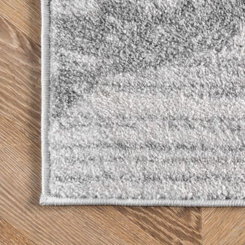  NuLOOM nuLOOM BDTP05B Thomas Paul Octopus Rug, 7 6 x 9 6, Silver