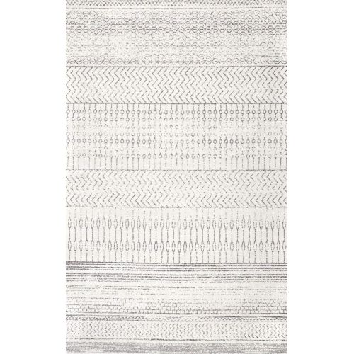  NuLOOM nuLOOM RZBD65A Nova Stripes Rug, 8 x 10, Dark Grey