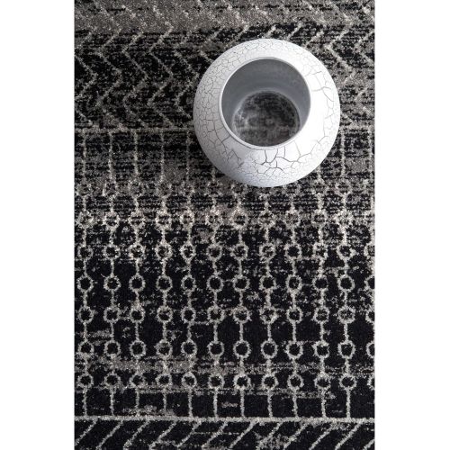  NuLOOM nuLOOM RZBD65A Nova Stripes Rug, 8 x 10, Dark Grey