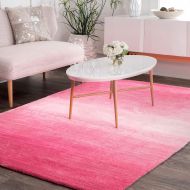 NuLOOM nuLOOM AWVE18C Hand Tufted Ombre Bernetta Area Rug, 6 x 9, Pink