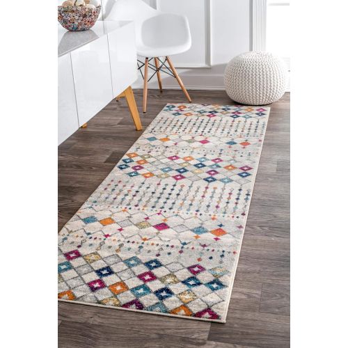  NuLOOM nuLOOM RZBD16F Moroccan Blythe Area Rug, 9 x 12, Blue