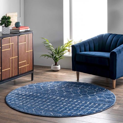  NuLOOM nuLOOM RZBD16F Moroccan Blythe Area Rug, 9 x 12, Blue