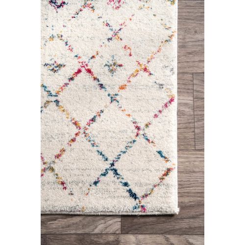  NuLOOM nuLOOM RZBD16F Moroccan Blythe Area Rug, 9 x 12, Blue