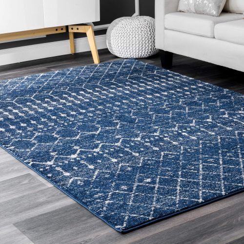  NuLOOM nuLOOM RZBD16F Moroccan Blythe Area Rug, 9 x 12, Blue