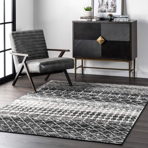  NuLOOM nuLOOM RZBD16F Moroccan Blythe Area Rug, 9 x 12, Blue