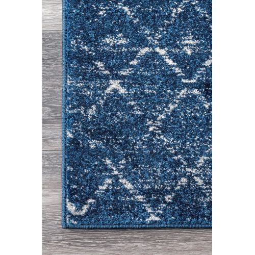  NuLOOM nuLOOM RZBD16F Moroccan Blythe Area Rug, 9 x 12, Blue