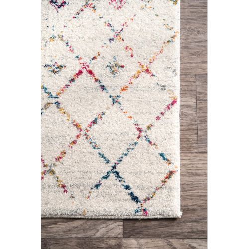  NuLOOM nuLOOM RZBD16F Moroccan Blythe Area Rug, 9 x 12, Blue