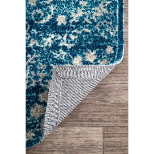  NuLOOM nuLOOM BINB03A Vintage Corene Area Rug, 4 x 6, Teal