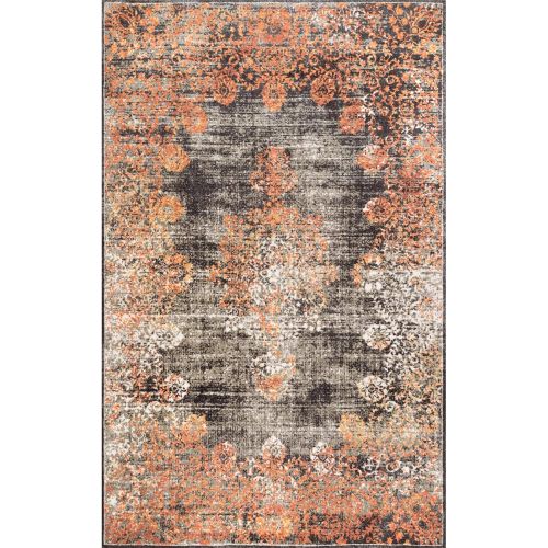  NuLOOM nuLOOM BINB03A Vintage Corene Area Rug, 4 x 6, Teal