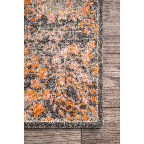  NuLOOM nuLOOM BINB03A Vintage Corene Area Rug, 4 x 6, Teal