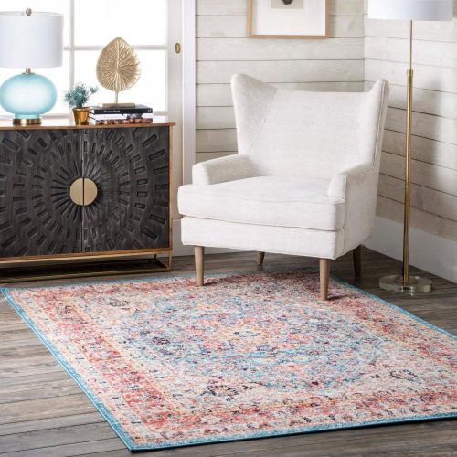  NuLOOM nuLOOM Vintage Persian Verona Area Rug, 9 x 12, Dark Blue