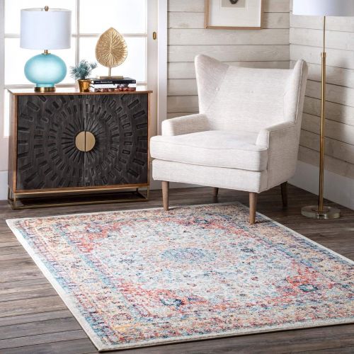  NuLOOM nuLOOM Vintage Persian Verona Area Rug, 9 x 12, Dark Blue