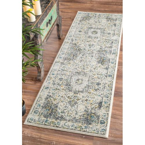  NuLOOM nuLOOM Vintage Persian Verona Area Rug, 9 x 12, Dark Blue