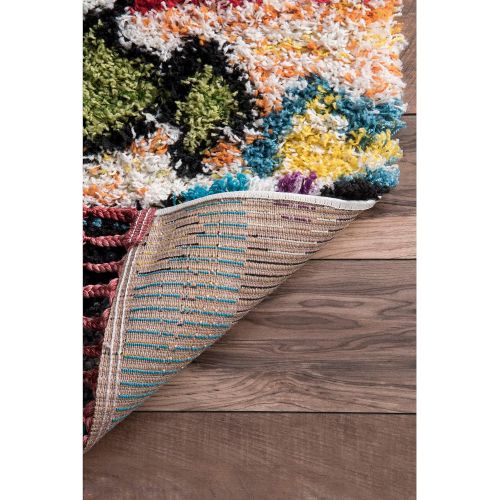  NuLOOM nuLOOM 200OZXL08A-508 Alane Moroccan Tassel Shaggy Area Rug, 5 3 x 7 6