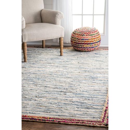  NuLOOM nuLOOM KHTR03A Dasilva Gabbeh Fringe Area Rug, 8 x 10, Olive