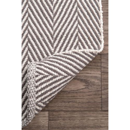  NuLOOM nuLOOM KHTR03A Dasilva Gabbeh Fringe Area Rug, 8 x 10, Olive