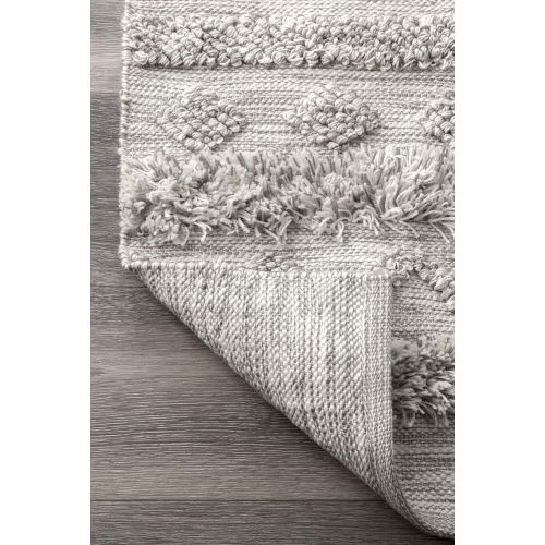  NuLOOM nuLOOM KHTR03A Dasilva Gabbeh Fringe Area Rug, 8 x 10, Olive