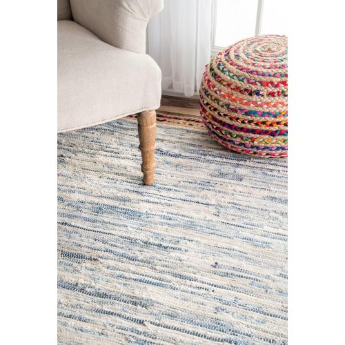  NuLOOM nuLOOM KHTR03A Dasilva Gabbeh Fringe Area Rug, 8 x 10, Olive