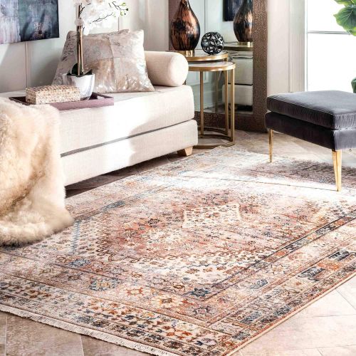  NuLOOM nuLOOM KHTR03A Dasilva Gabbeh Fringe Area Rug, 8 x 10, Olive