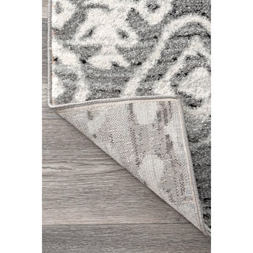  NuLOOM nuLOOM RZBD78A Spotted Lattice Area Rug, 8 x 10, Dark Grey