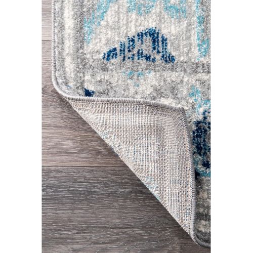  NuLOOM nuLOOM RZBD59C Vintage Floral Kiyoko Rug, 5 x 7 5, Blue