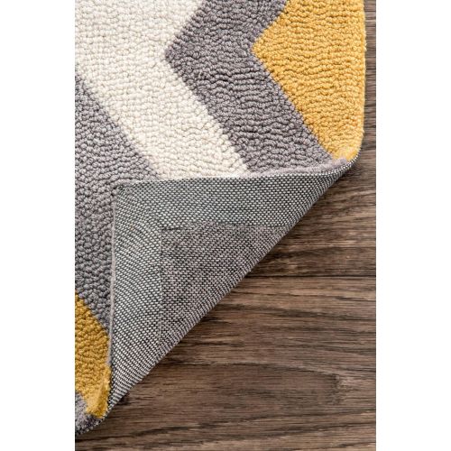  NuLOOM nuLOOM Contemporary Handmade Area Rug, 5-Feet by 8-Feet, Orange