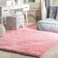 NuLOOM nuLOOM OZAS01A Soft Cloudy Shag Rug, 7 10 x 10, Snow White