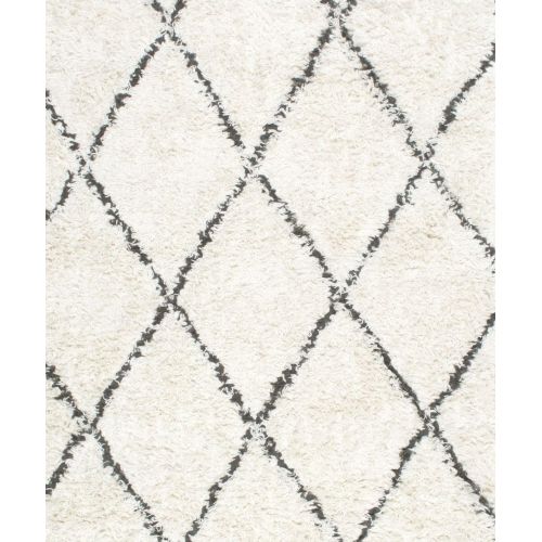  NuLOOM nuLOOM Venice Collection 100-Percent Wool Area Rug, 4 x 6, Moroccan, Natural