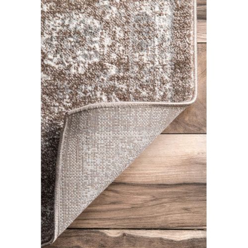  NuLOOM nuLOOM Lindsay Persian Vintage Area Rugs, 8 x 10, Brown