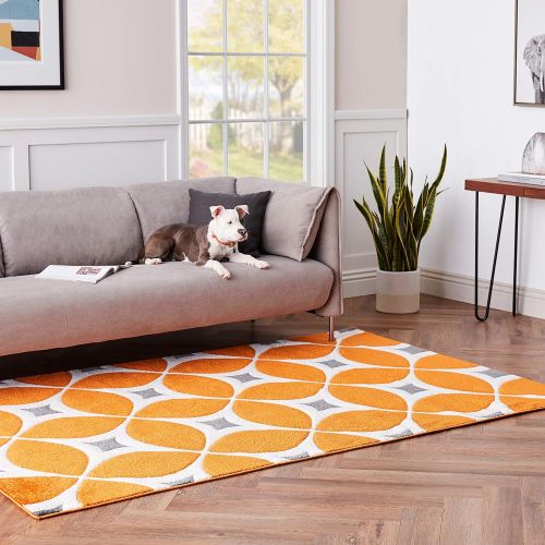  NuLOOM nuLOOM BHBC55A Hand Tufted Gabriela Area Rug, 5 x 8, Deep Orange