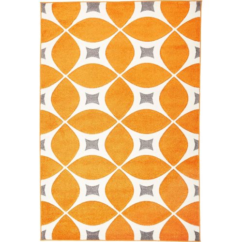  NuLOOM nuLOOM BHBC55A Hand Tufted Gabriela Area Rug, 5 x 8, Deep Orange