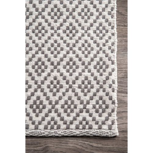  NuLOOM nuLOOM HMCO5E Handmade Holcombe Area Rug, 9 x 12, Grey