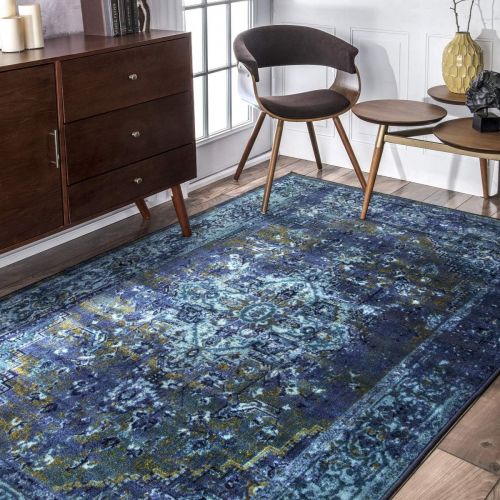  Rugs USA nuLOOM MCGZ01A Bohemian Reiko Area Rug, 5 x 8, Green