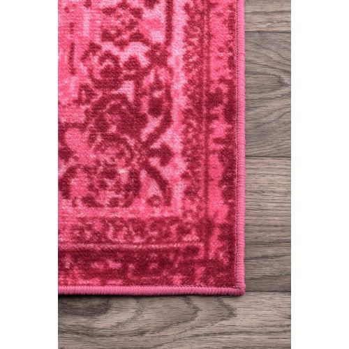  Rugs USA nuLOOM MCGZ01A Bohemian Reiko Area Rug, 5 x 8, Green