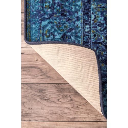  Rugs USA nuLOOM MCGZ01A Bohemian Reiko Area Rug, 5 x 8, Green