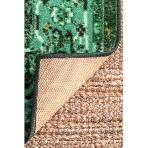  Rugs USA nuLOOM MCGZ01A Bohemian Reiko Area Rug, 5 x 8, Green