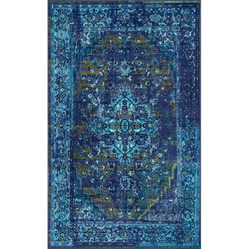  Rugs USA nuLOOM MCGZ01A Bohemian Reiko Area Rug, 5 x 8, Green