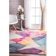 NuLOOM nuLOOM RZBD44A Multi Abstract Mosaic Anya Area Rug, 4 x 6, Multicolor