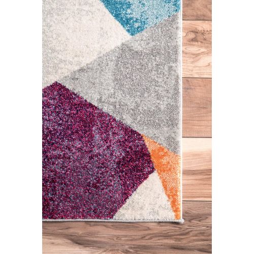  NuLOOM nuLOOM RZBD44A Multi Abstract Mosaic Anya Area Rug, 4 x 6, Multicolor