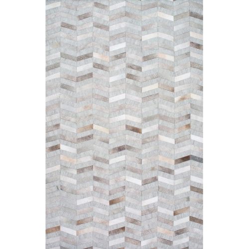  NuLOOM Handmade Modern Cowhide Patchwork LeatherViscose Area Rug