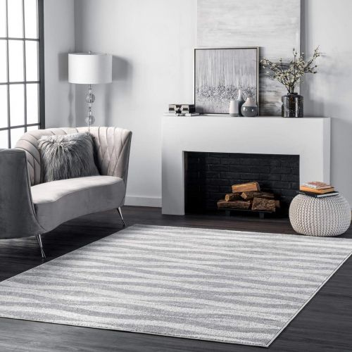  NuLOOM nuLOOM BDSM02A Contemporary Tristan Runner Rug, 2 5 x 9 5, Grey