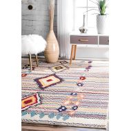 NuLOOM nuLOOM KKCB13A Moroccan Motley Area Rug, 5 3 x 7 7, Multi