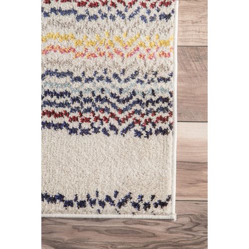  NuLOOM nuLOOM KKCB13A Moroccan Motley Area Rug, 5 3 x 7 7, Multi