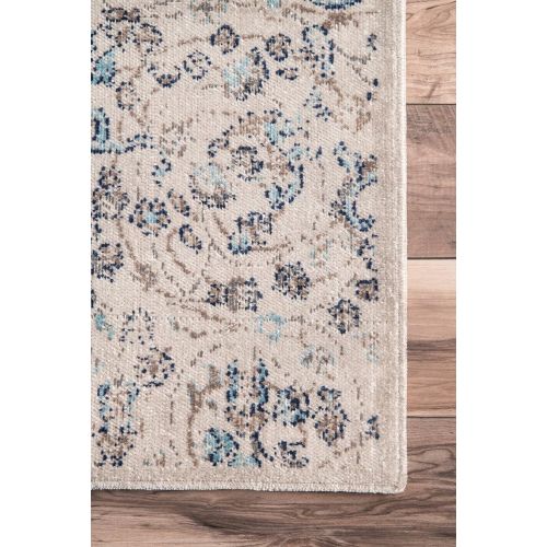  NuLOOM nuLOOM RZSW09A Navy Celina Floral Mandala Area Rug, 4 x 6, Navy