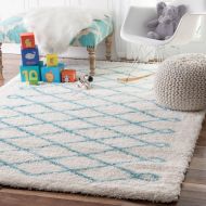 NuLOOM nuLOOM OZAS02C Stasia Diamond Shag Rug, 5 3 x 7 6, Baby Pink