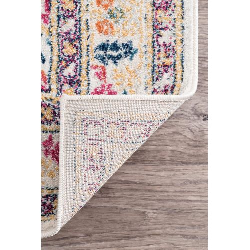  NuLOOM nuLOOM RZBD33A Medallion Rima Area Rug, 5 x 7 5, Blue